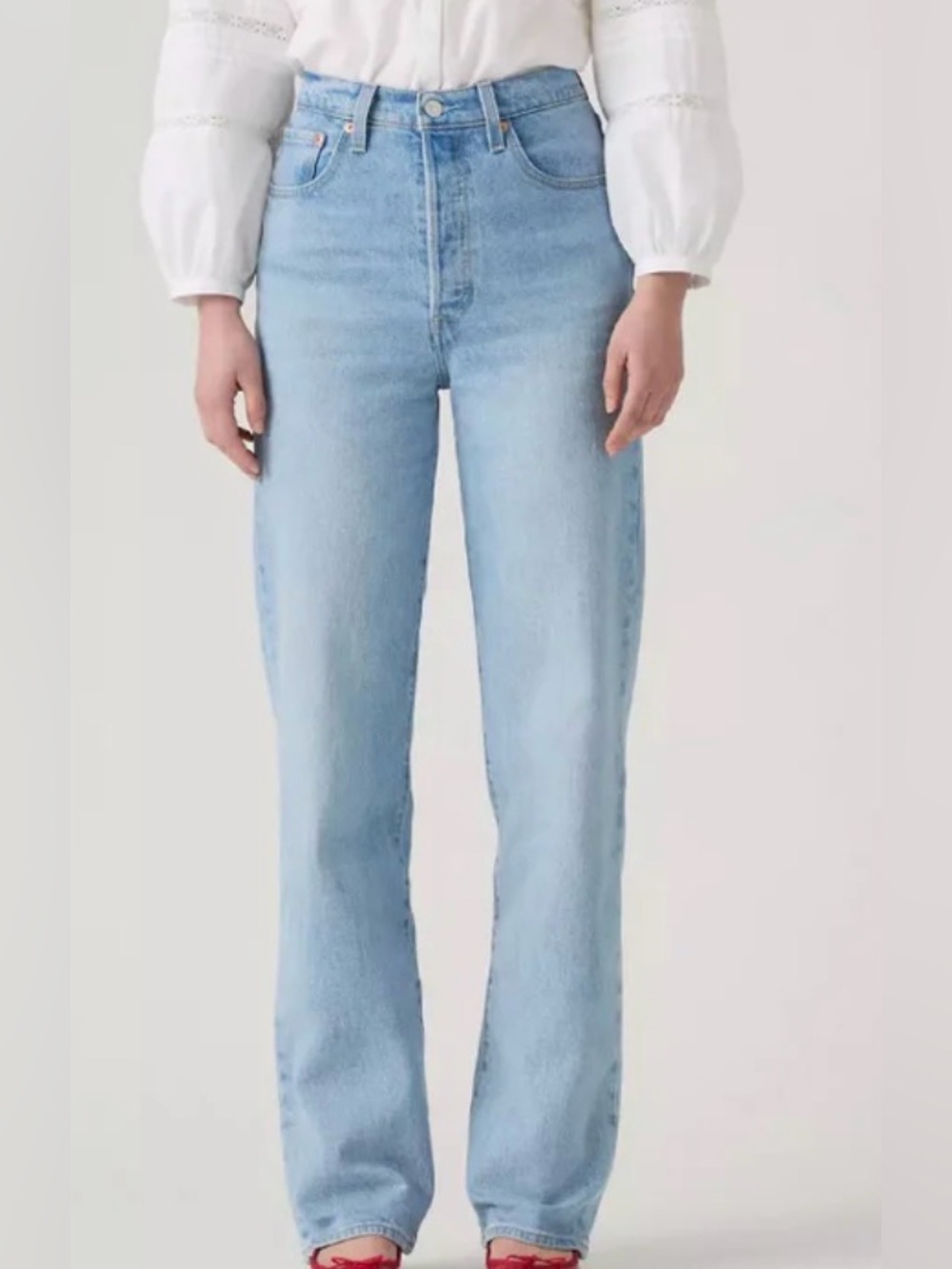 Levi’s Ribcage Straight Jeans | Samba Tango Light | Size 26 | NWOT